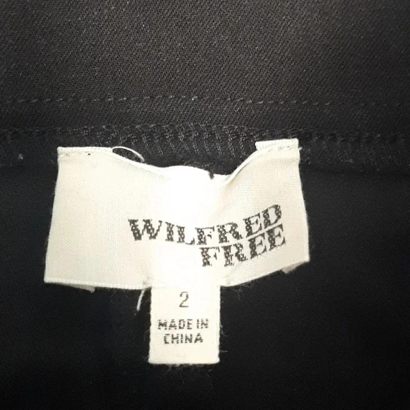 Wilfred Free Green Women's High Rise Straight Leg‎ Skinny Trouser Pants |  2 - Picture 10 of 10